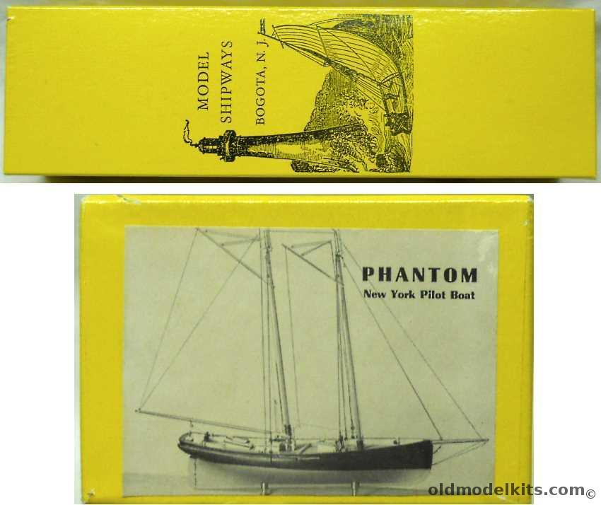 Model Shipways 1/79 Phantom 1868 New York Pilot Boat - 11.5 Inch Long (Very Near HO Scale) plastic model kit